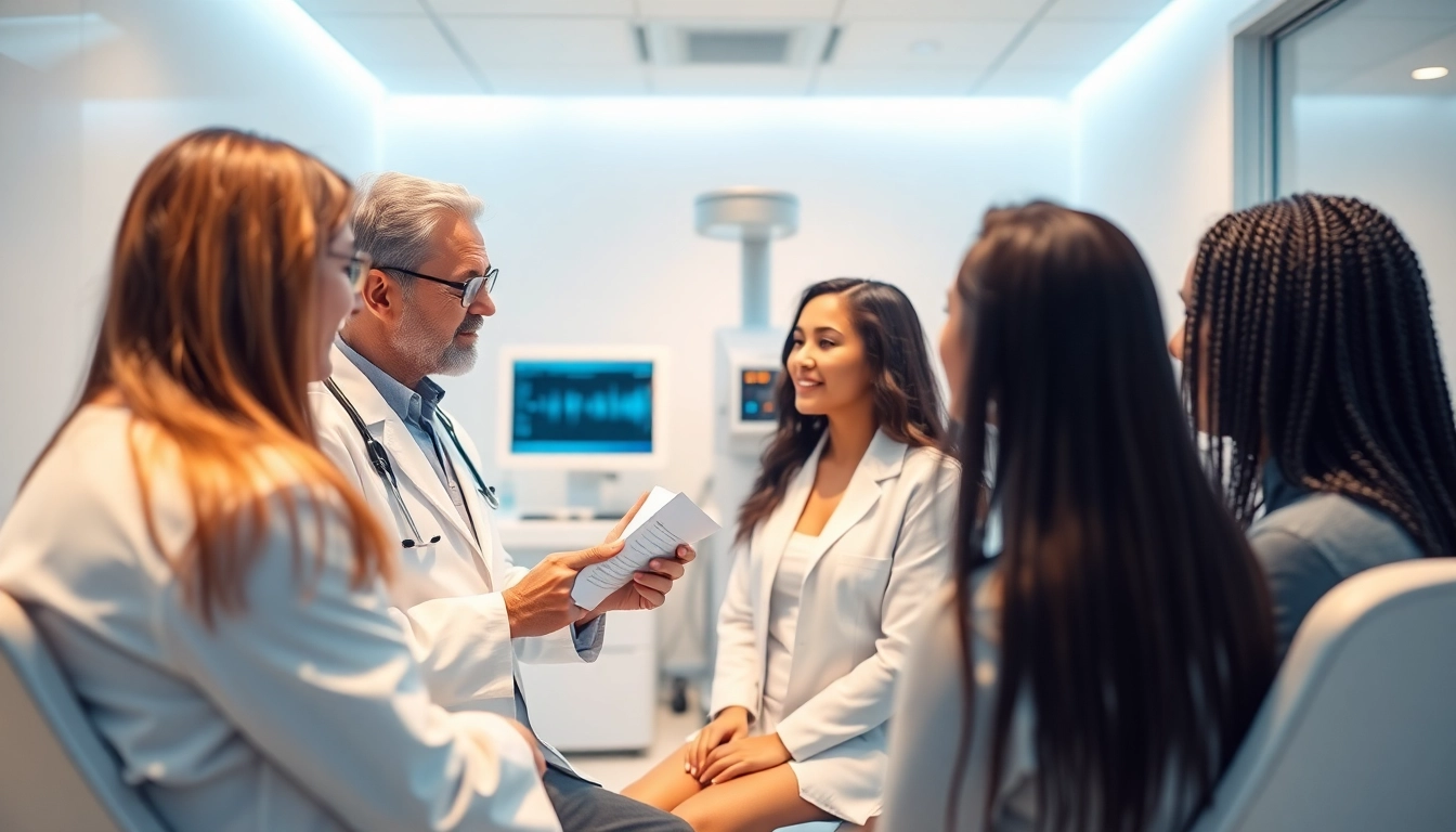Conducting advanced health screening Sydney with professionals and modern medical equipment.