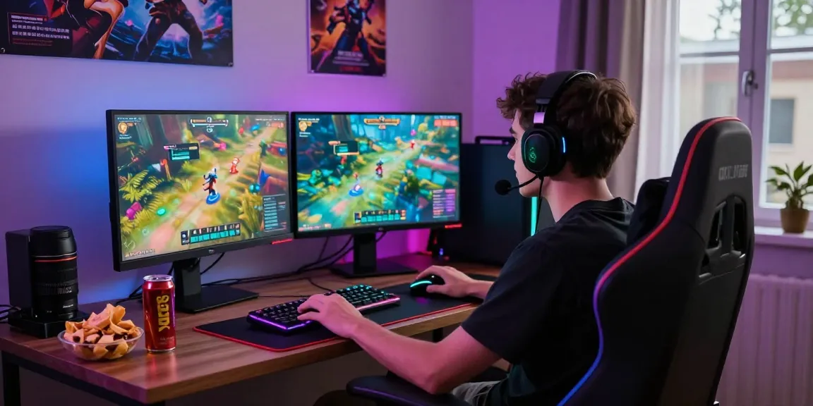 Engaging CIKA4D online gaming setup with vibrant graphics and cozy atmosphere.